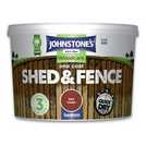 Johnstone's shed and fence paint Red Cedar 9L, UK version