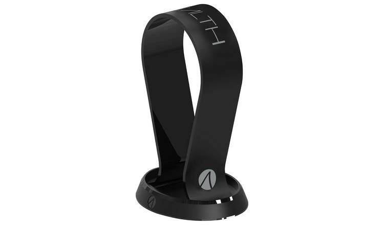 STEALTH black gaming headset stand with base, 24cm deep (British brand)