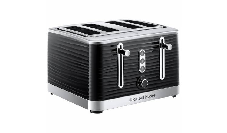Russell Hobbs Inspire 4 slice toaster black, UK version