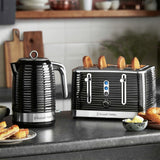 Russell Hobbs Inspire 4 slice toaster black, UK version