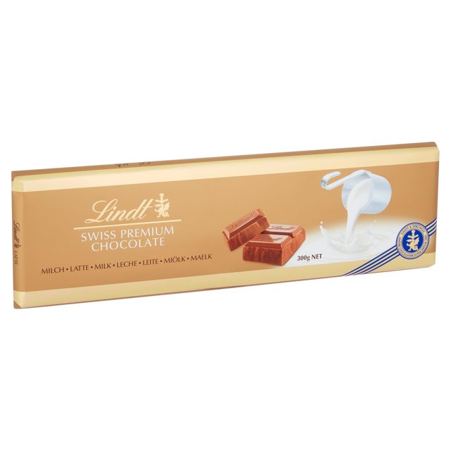 Lindt Gold Bar Milk Chocolate   300g