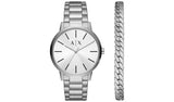 Armani Exchange Cayde watch and bracelet set 42mm - British product
