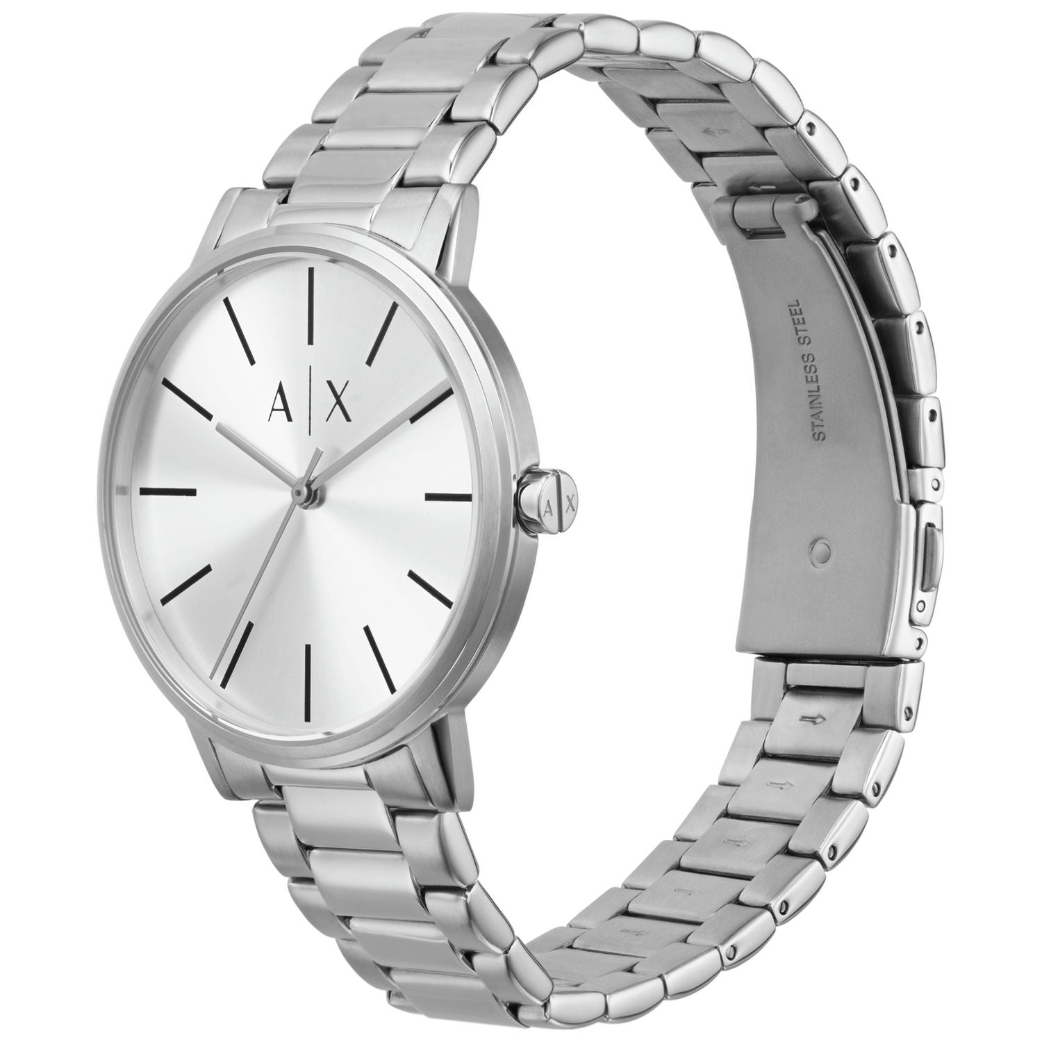 Armani Exchange Cayde watch and bracelet set 42mm - British product