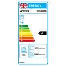 Smeg black built-in single electric oven 60cm (British brand)