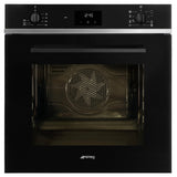 Smeg black built-in single electric oven 60cm (British brand)
