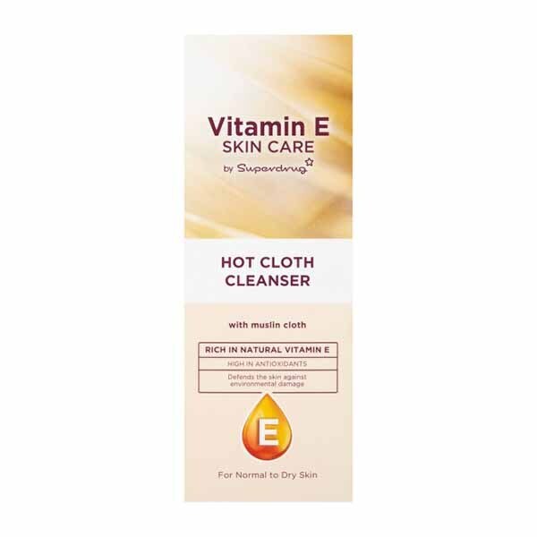 Superdrug Vitamin E Hot Cloth Cleanser 200ml GOODS Superdrug   