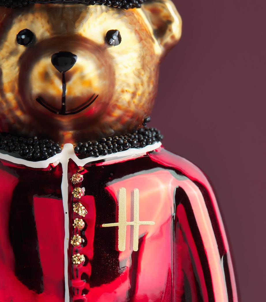 Harrods bear guard tree decoration 13cm, imported from the UK