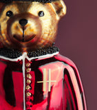 Harrods bear guard tree decoration 13cm, imported from the UK