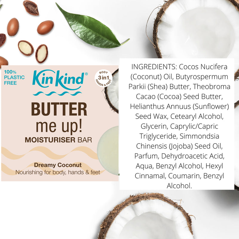 KinKind Butter me up! body lotion bar 40g (British brand)
