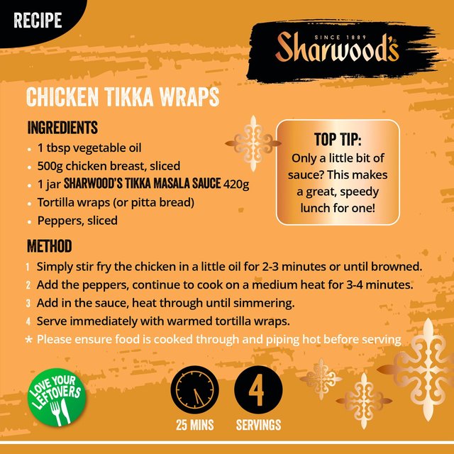 Sharwood's Tikka Masala Sauce   420g