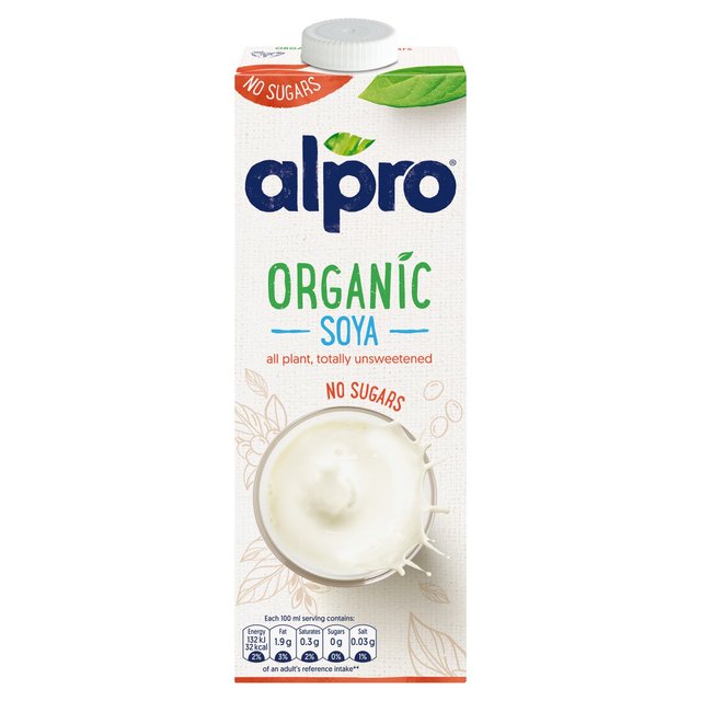 Alpro No Sugars Organic Soya Long Life Drink   1L GOODS M&S   