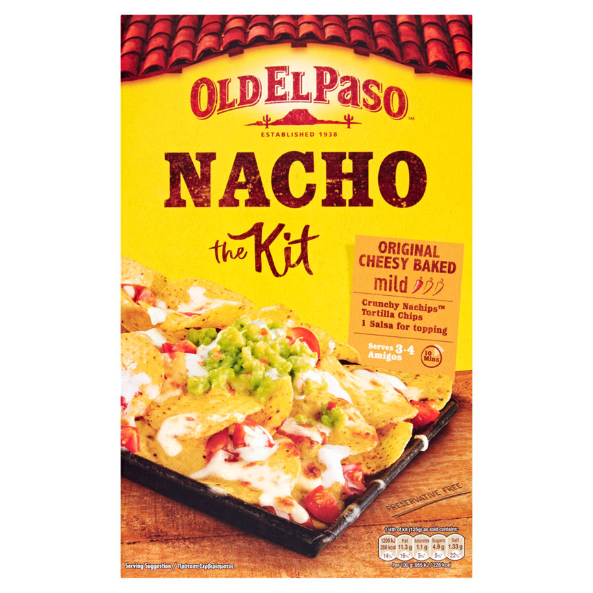 Old El Paso Nacho Original Cheesy Baked Meal Kit