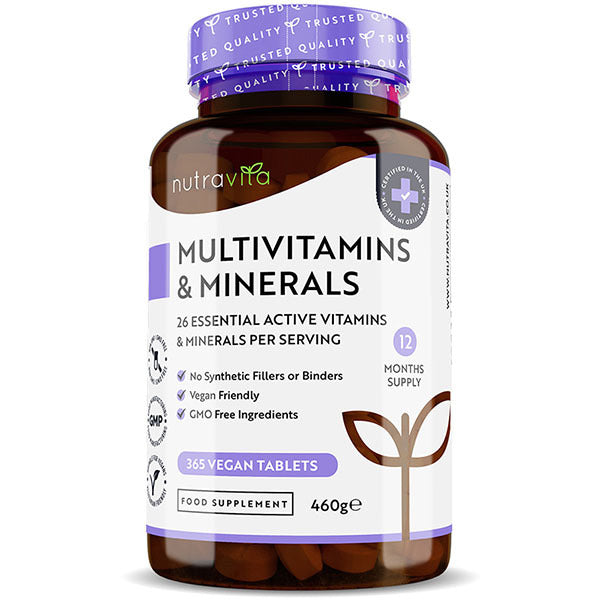 Nutravita Multivitamins & Minerals - 365 Vegan Tablets