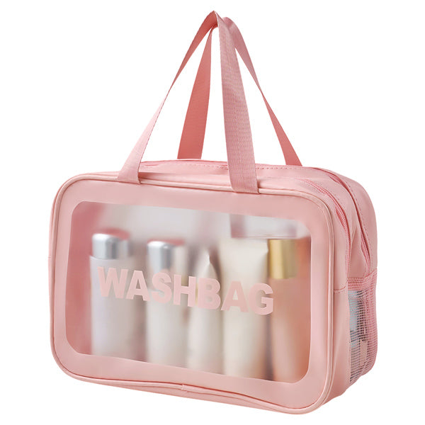 Livingandhome PU leather toiletry bag wet-dry separation - British product
