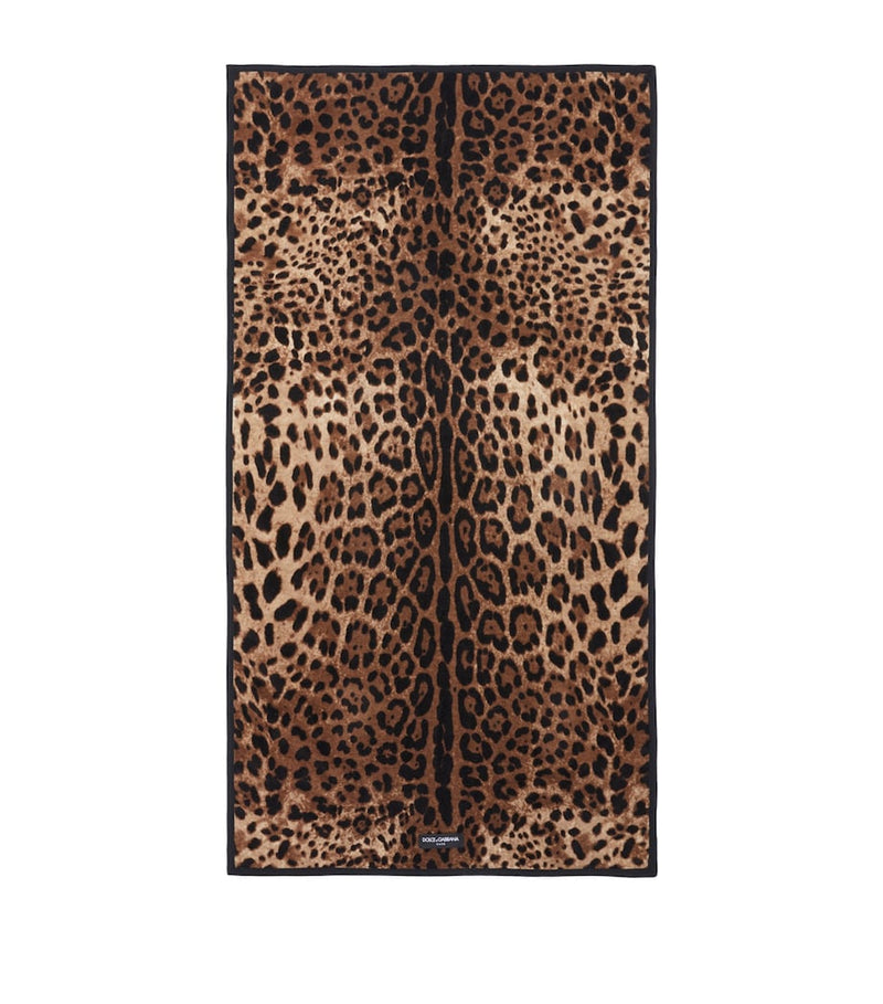 Dolce&Gabbana hand towel leopard print 60cm x 110cm - British product