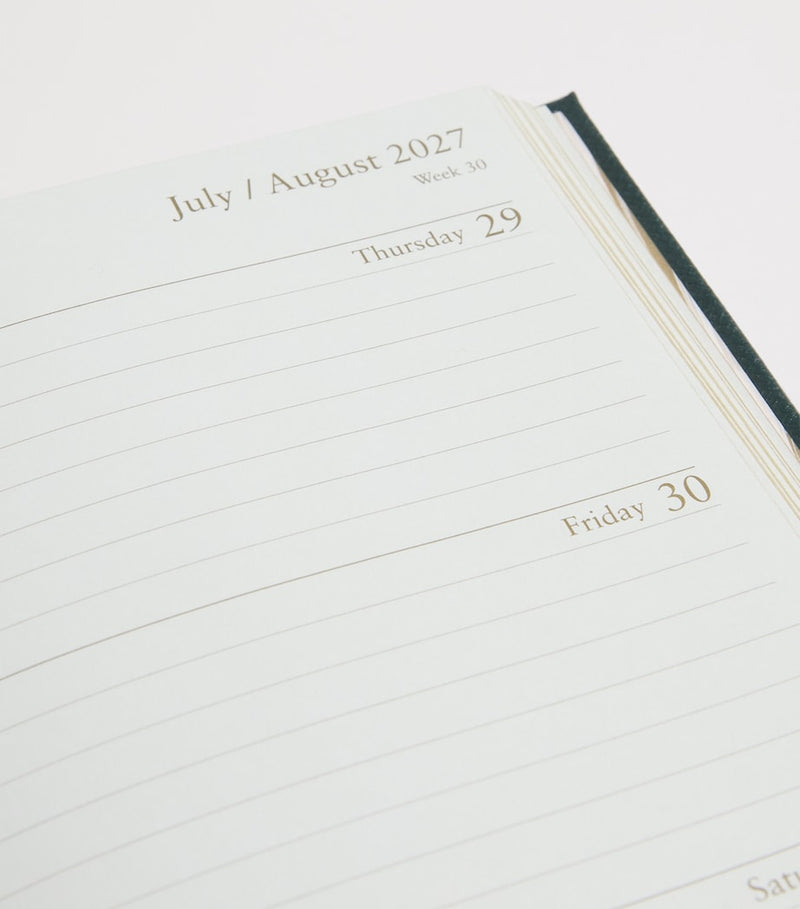 Harrods leather A5 2027 diary - British product