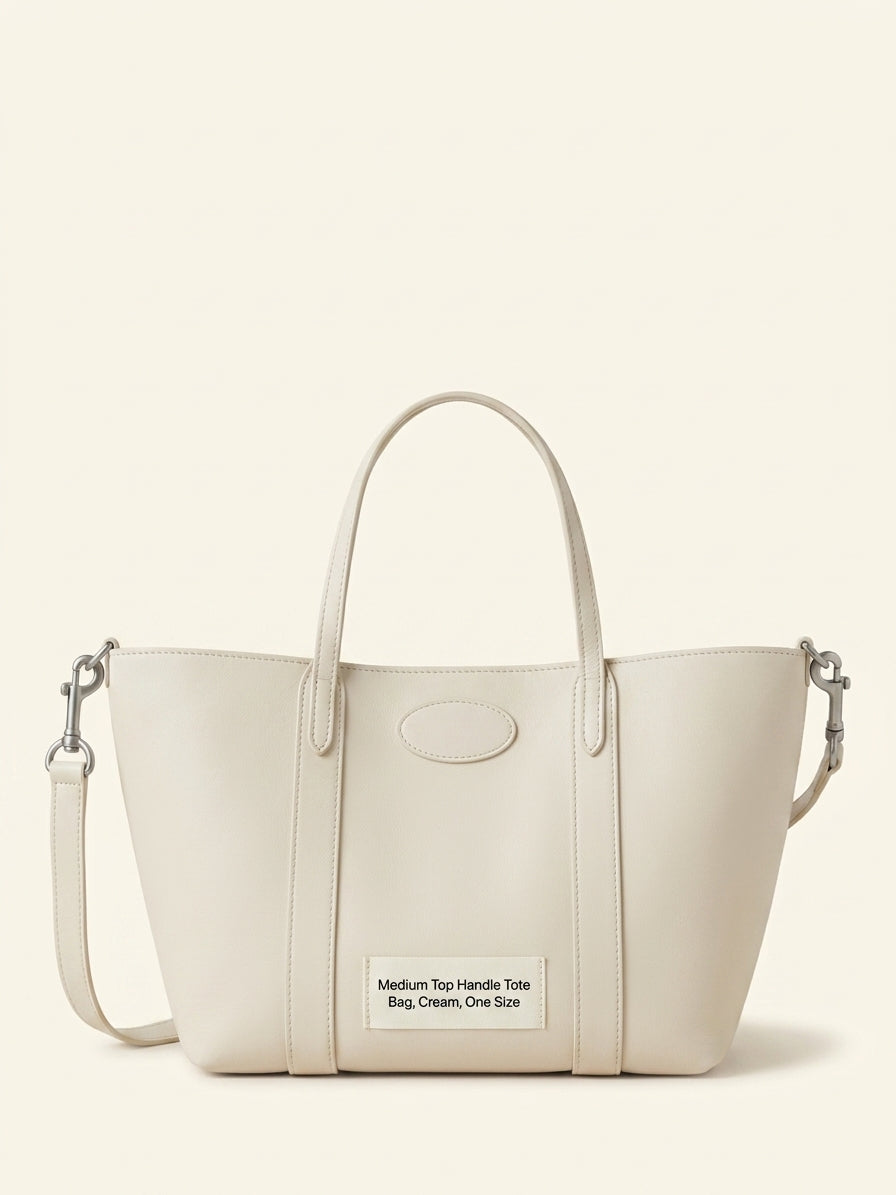 Mulberry Mini Bayswater leather tote bag - British product
