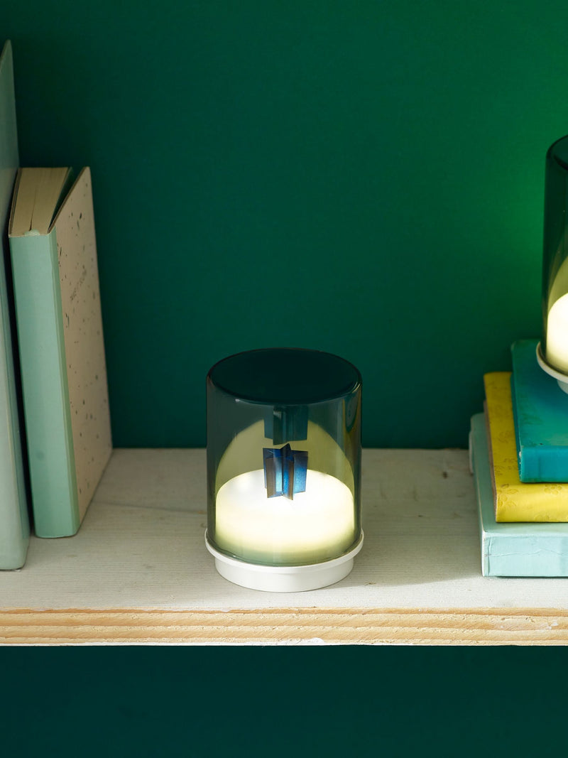 Indigo Owl pink small gem wireless table lamp, imported from the UK