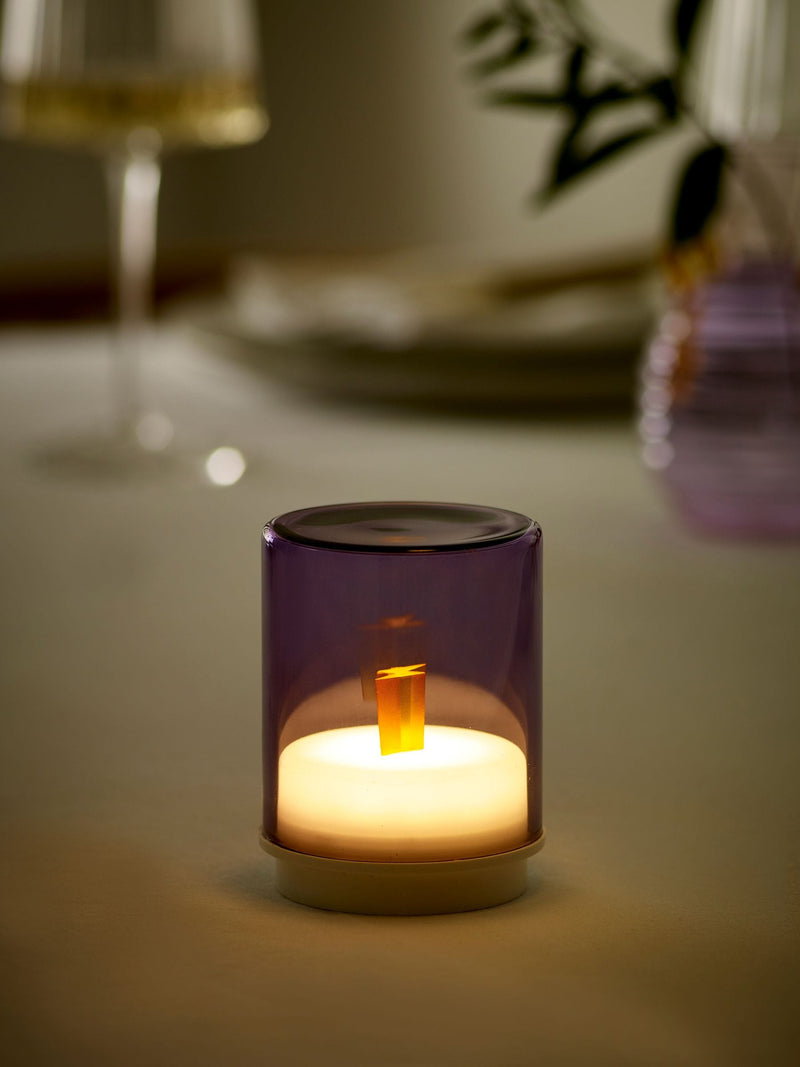 Indigo Owl Pink Small Gem Wireless Table Lamp