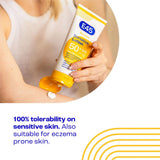 E45 sunscreen SPF 50+ sensitive 180ml, UK version