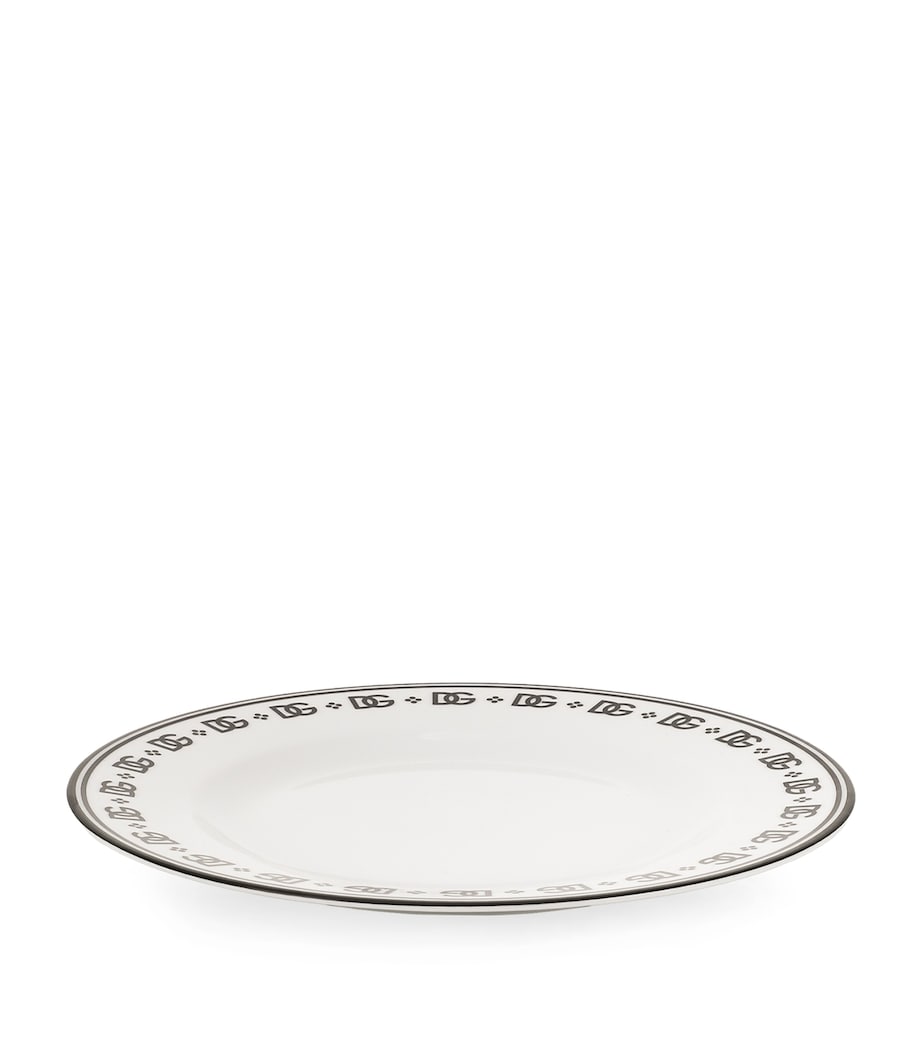 Dolce&Gabbana Casa DG logo dinner plates 26.5cm - British product
