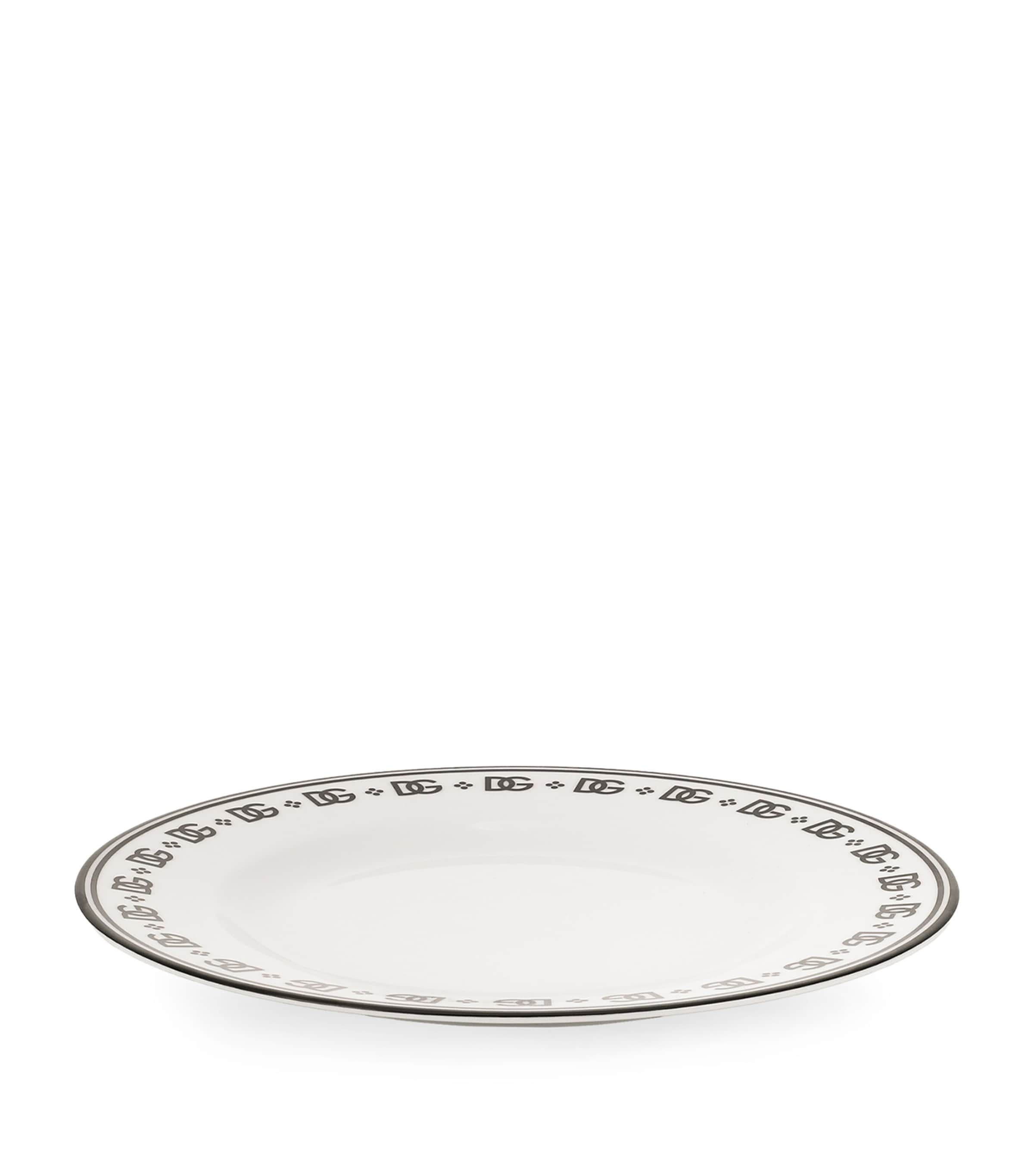 Dolce&Gabbana Casa DG logo dinner plates 26.5cm - British product