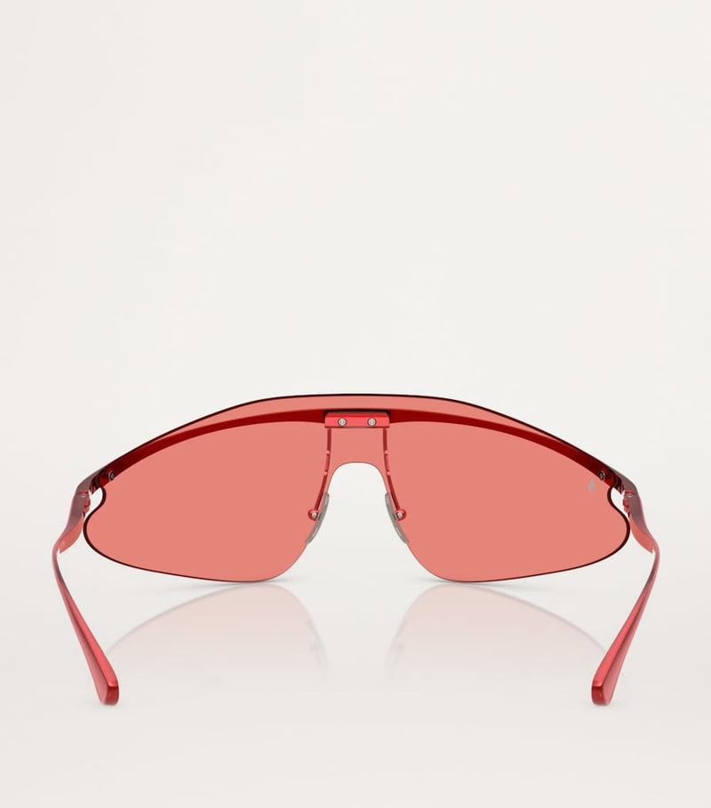 Ferrari metal sunglasses irregular frame 100% uv protection - British product.