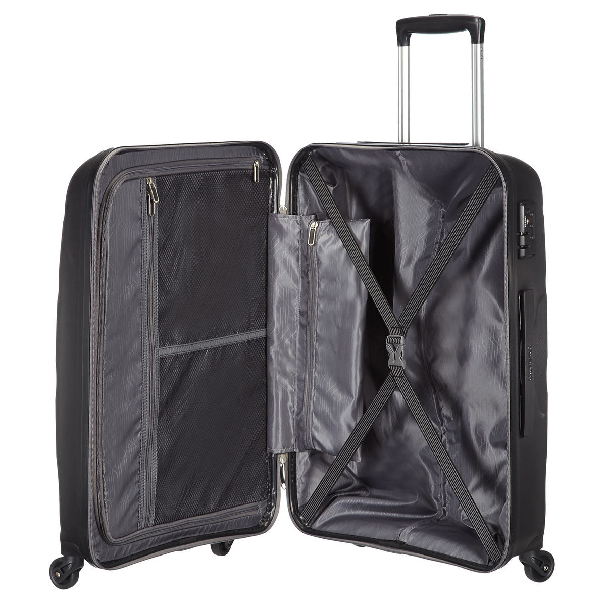 American Tourister Bon Air hardside suitcase set black, UK version