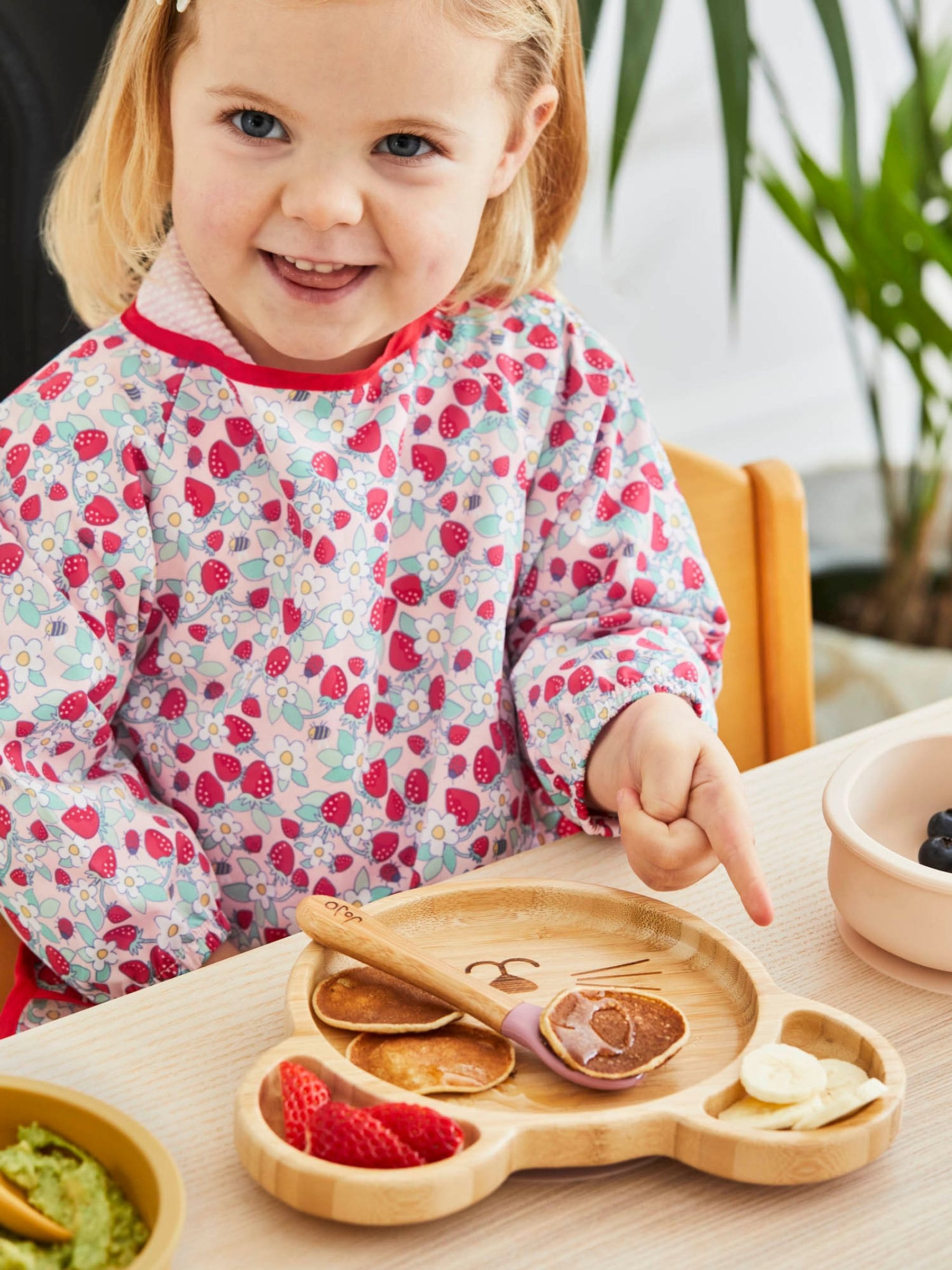 Set assiette et cuillère à ventouse souris JoJo Maman Bébé, version UK