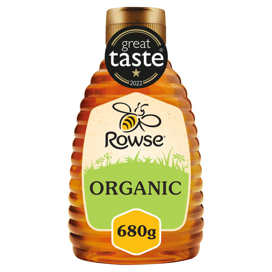 Rowse Organic Runny Honey Squeezy 680g GOODS Sainsburys   