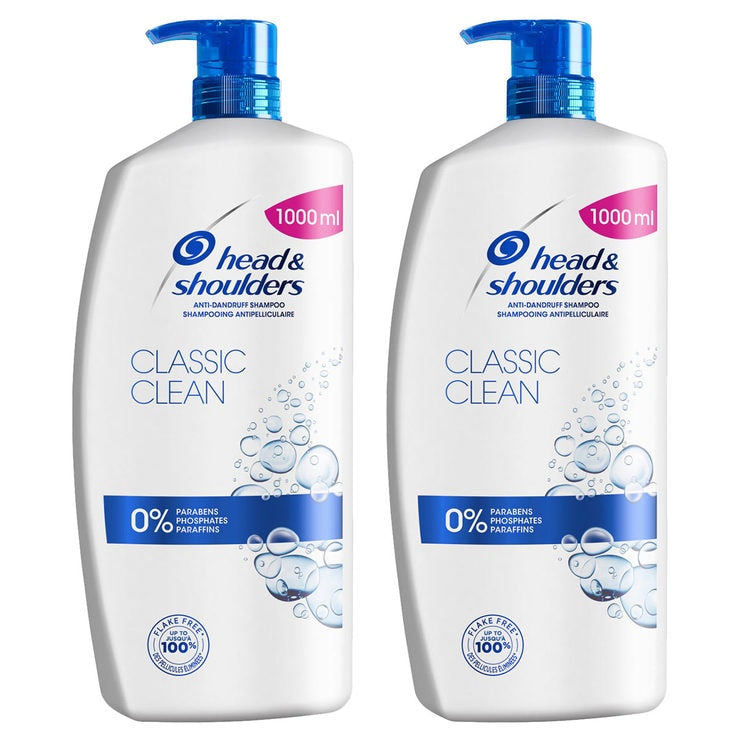 Head Shoulders Classic Anti-Dandruff Shampoo 2 x 1L