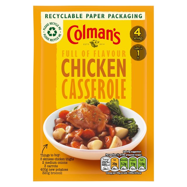 Colman's Chicken Casserole Recipe Mix    40g GOODS M&S   