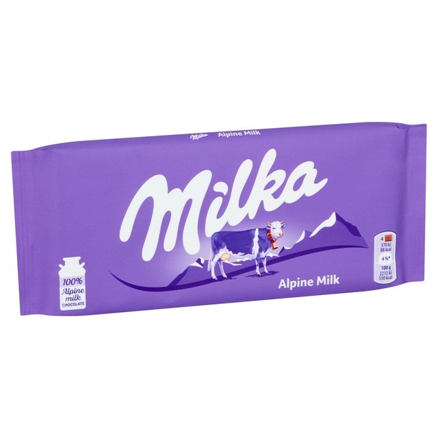 Milka Alpine Milk Chocolate Bar   100g GOODS M&S   