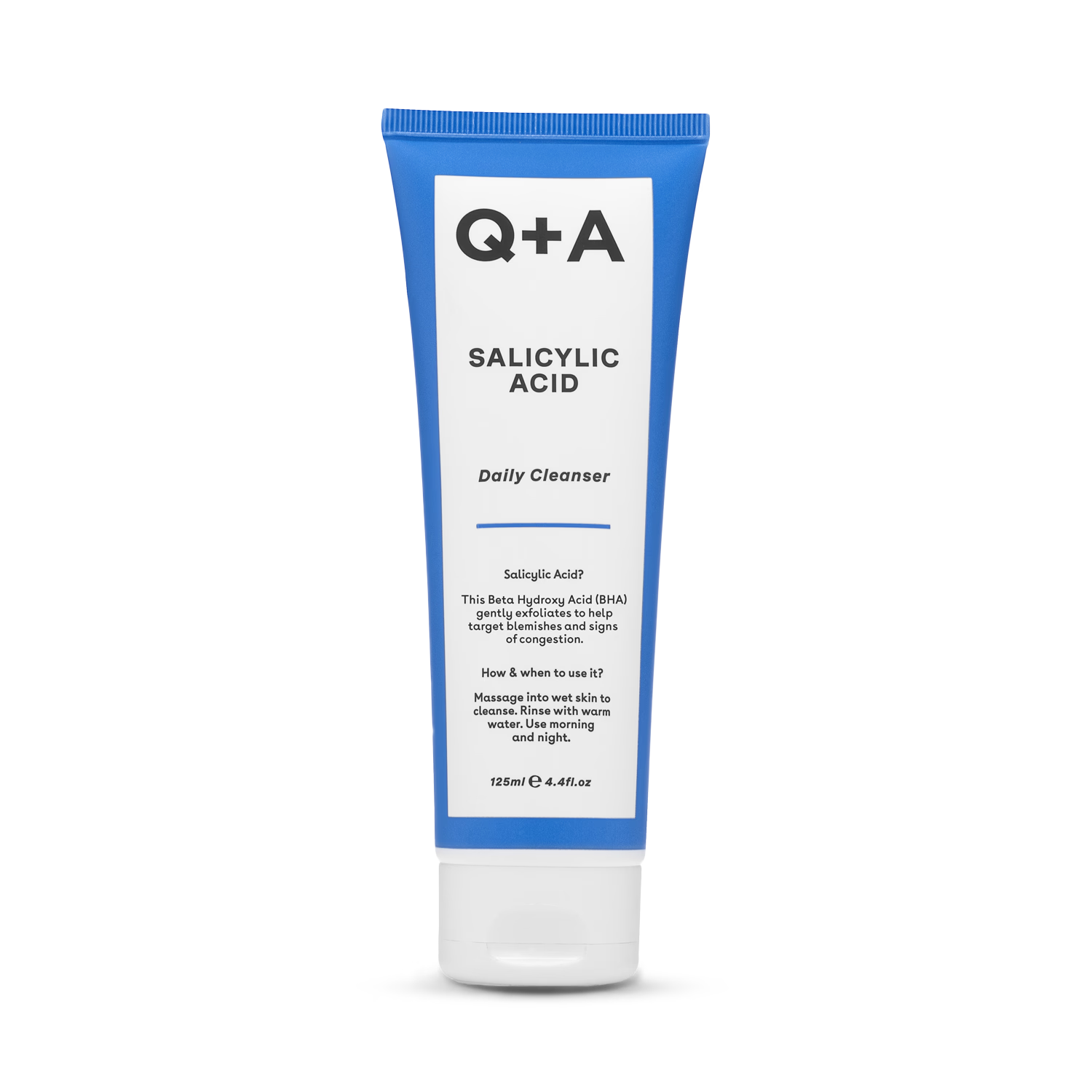 Q+A Salicylic Acid Daily Cleanser 125ml - British product