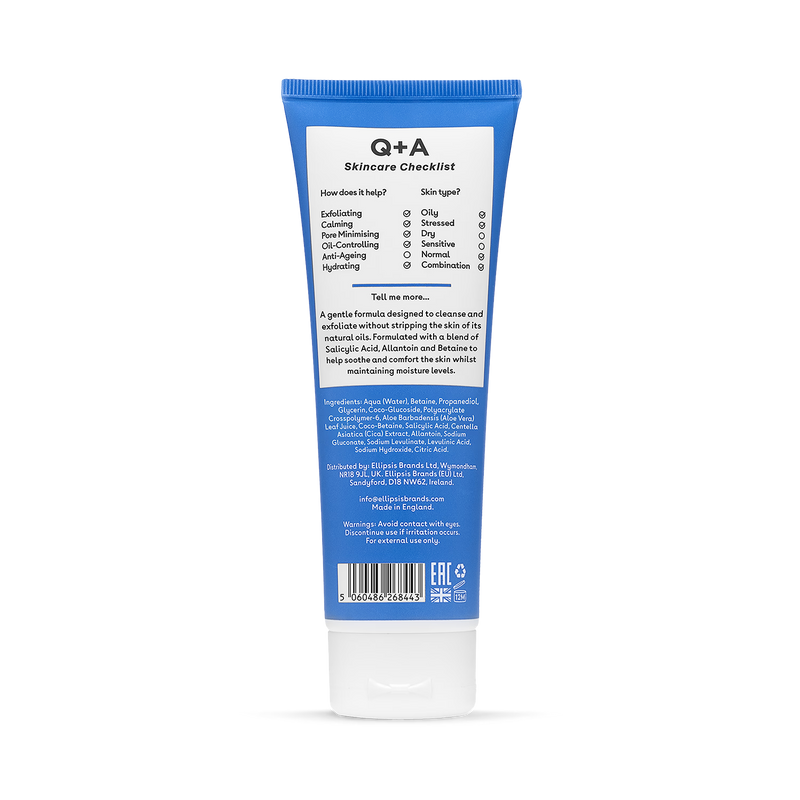 Q+A Salicylic Acid Daily Cleanser 125ml - British product