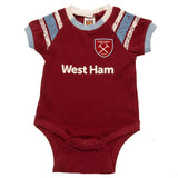 West Ham United FC Baby Sleepsuit (Pack of 2) (9-12 Months) GOODS Superdrug   