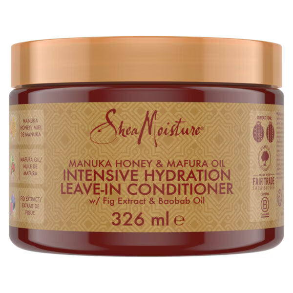 SheaMoisture Manuka Honey and Mafura Oil Leave-In Conditioner 326ml imported from the UK