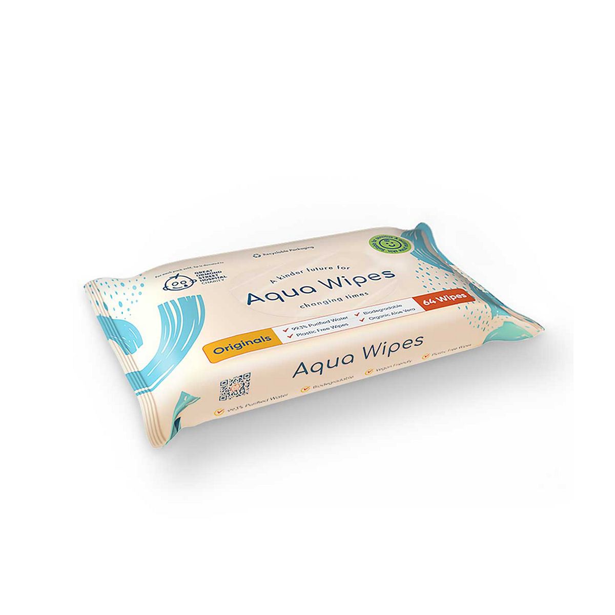 Aqua Wipes, single pack = 64 wipes Baby Accessories & Cleaning Boots   