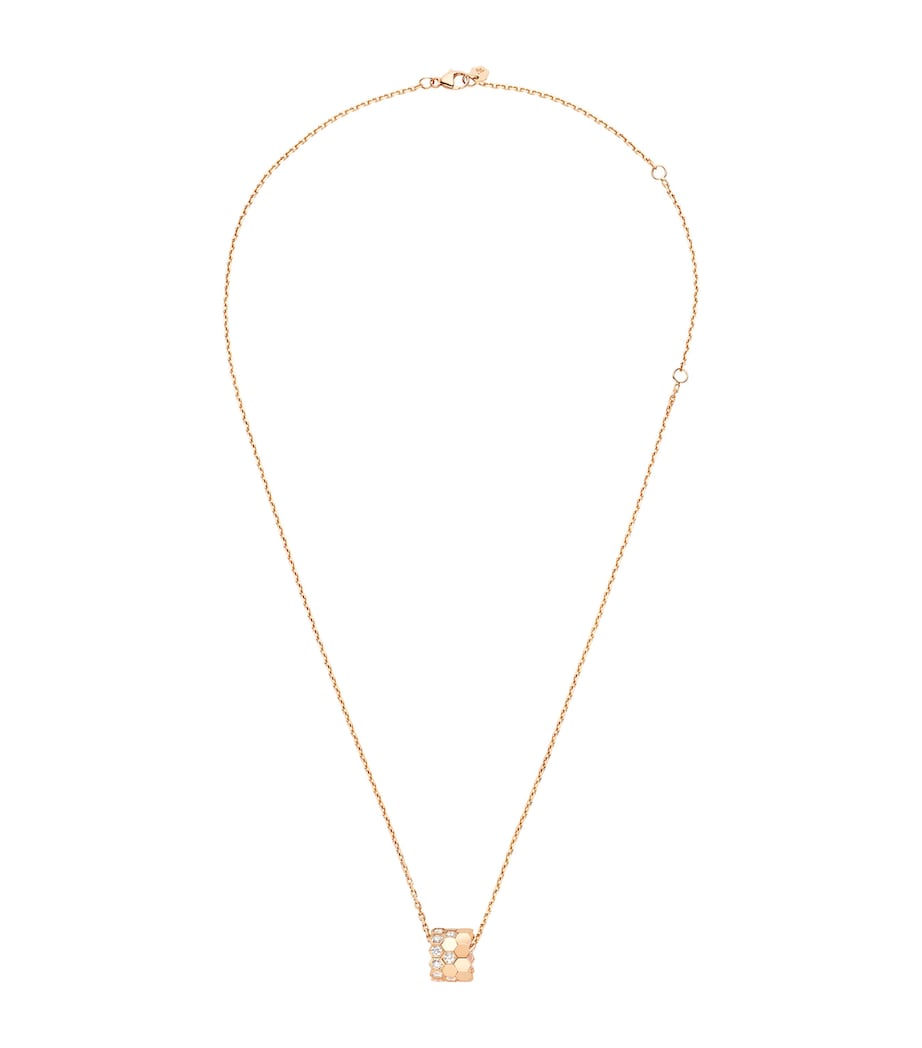Chaumet Bee de Chaumet necklace in rose gold with diamond, UK version