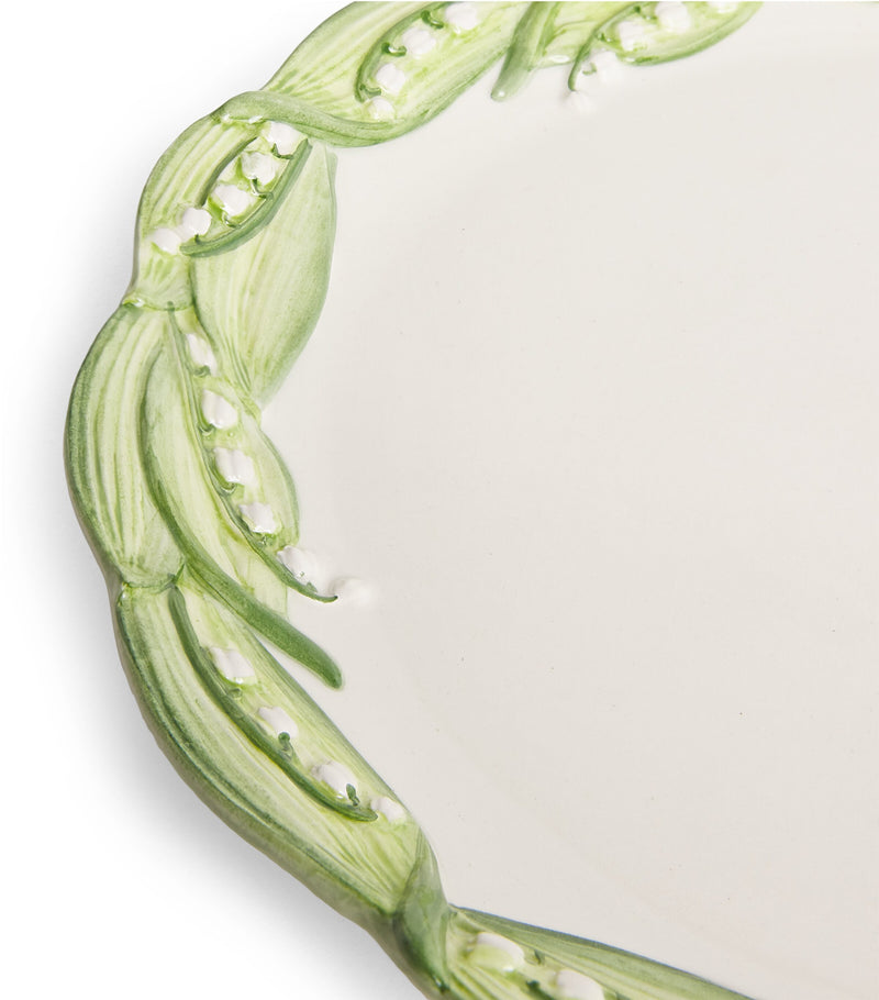 Les Ottomans Lilly of the Valley charger plate 32cm, UK version