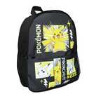 Pokemon black backpack with 10.4 litre capacity, imported from the UK