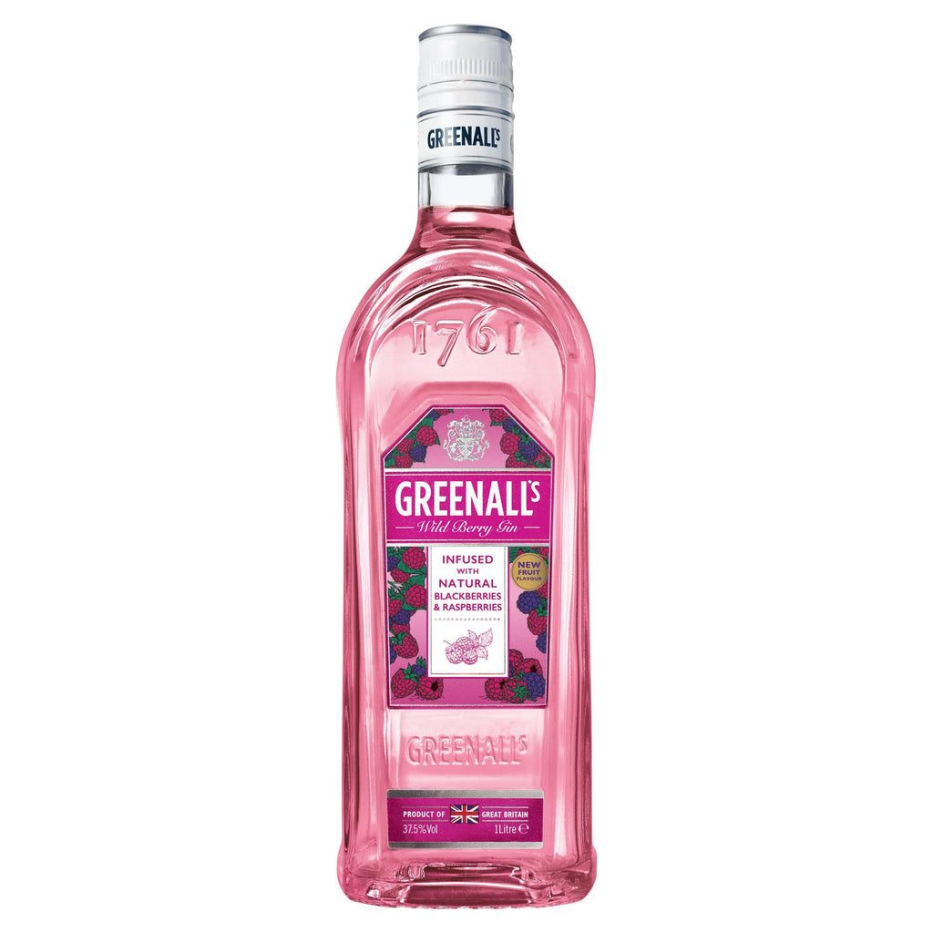 Greenall's Wild Berry Pink Gin 1 Litre