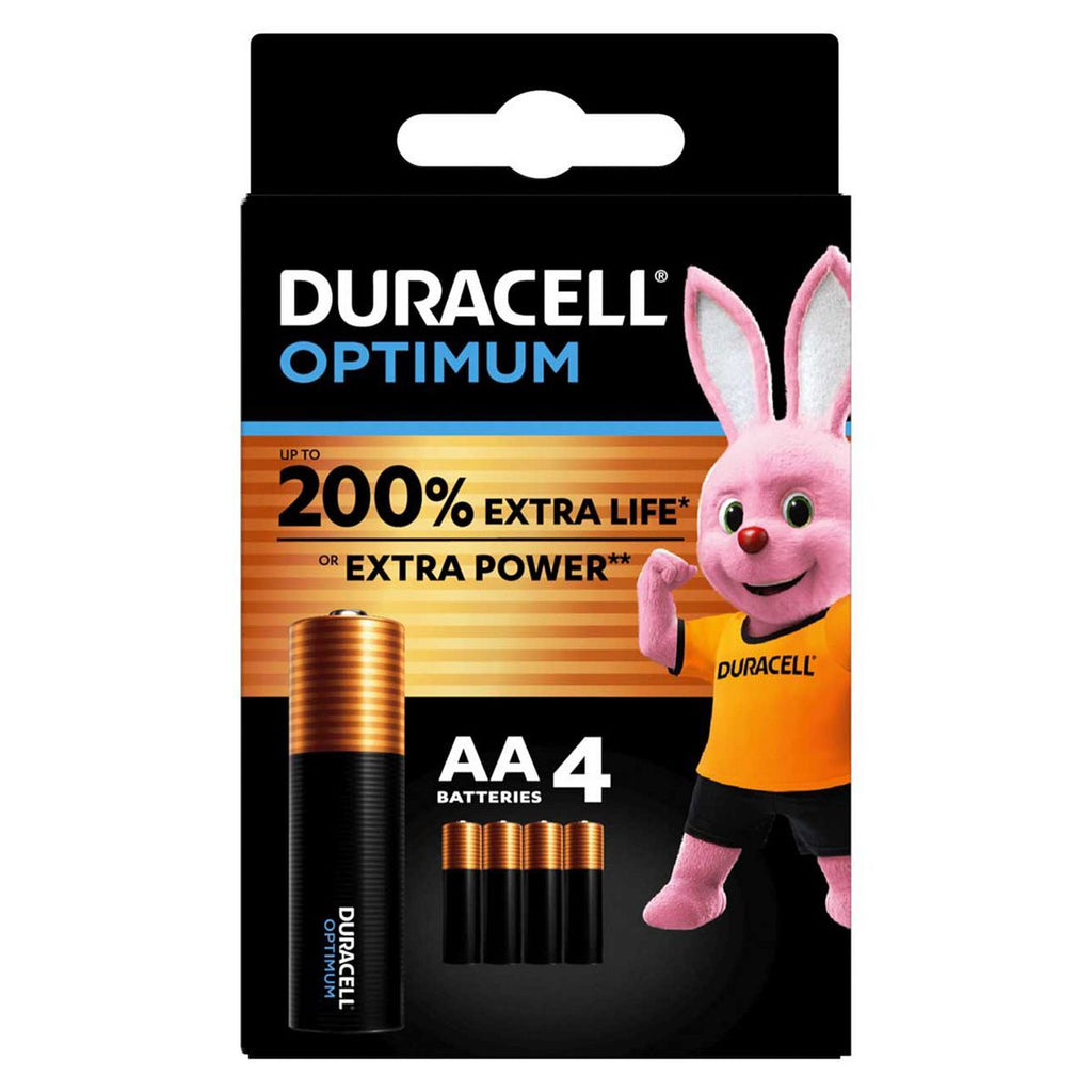 Duracell Optimum AA batteries 4s