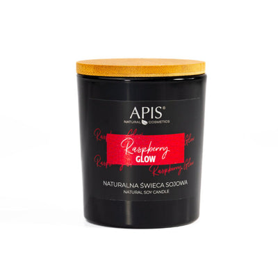 Superdrug Apis Raspberry Glow Natural Soy Candle 150g- Buy online at McGrocer