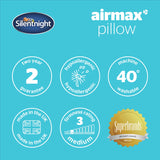 Silentnight Airmax pillow 48x74cm (British brand)