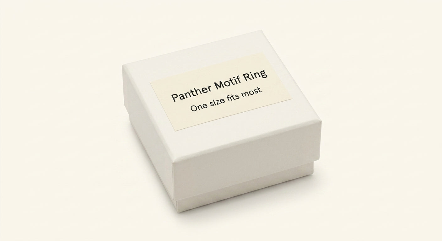 Cartier Panthère ring in rose gold with diamonds (British brand)