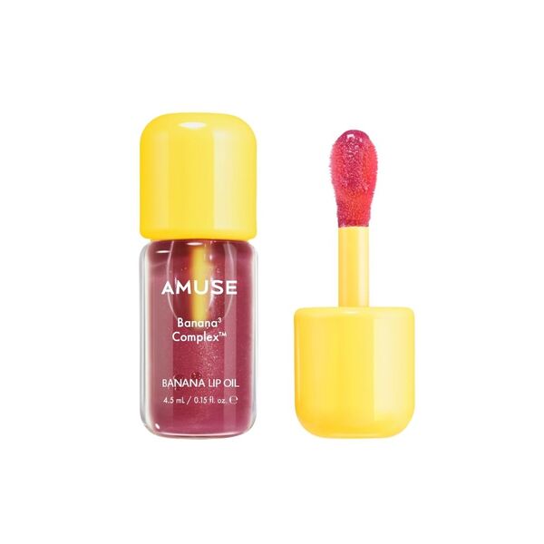 Amuse Banana Lip Oil 06 Rose Sorbet, imported from the UK