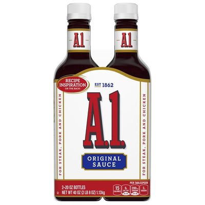 Costco UK A1 Original Steak Saus 2 x 567g - Kjøp online hos McGrocer