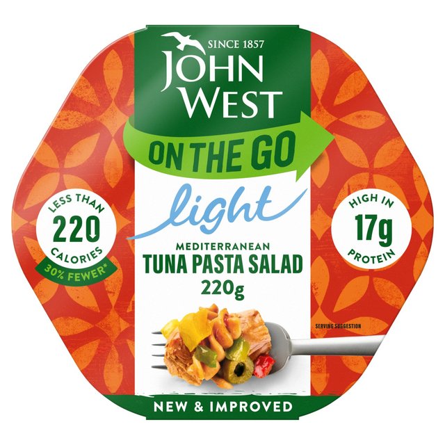 John West On The Go Mediterranean Tuna Pasta Salad   220g GOODS M&S   