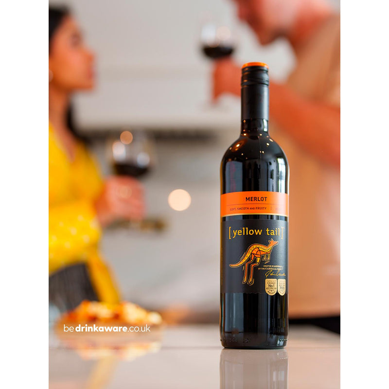 Yellow Tail Merlot red wine 75cl - British product